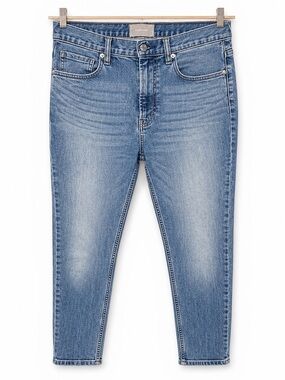 Everlane Authentic Stretch Jeans Womens 28 High Rise Skinny Ankle Blue Denim